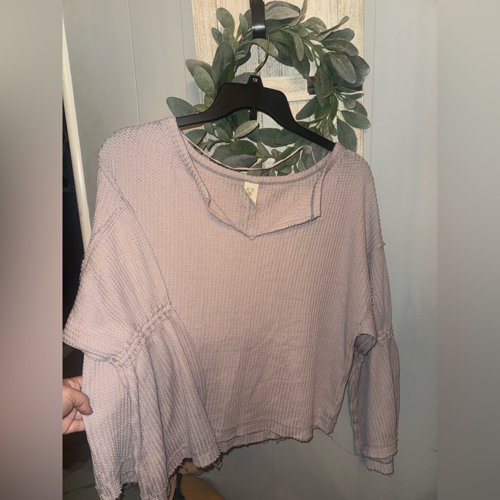 We The Free Waffle Knit Top